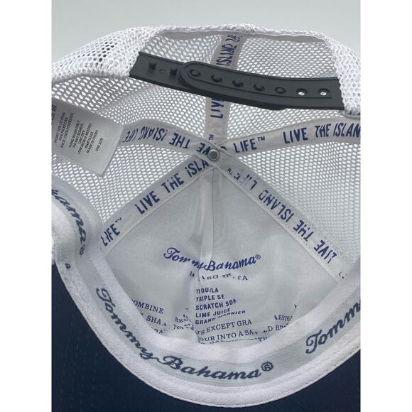 Sailfish‎ Tip your Hat Tommy Bahama Trucker Baseball cap  unisex Blue and White - Picture 4 of 4